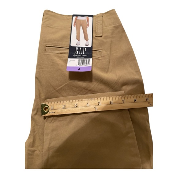 Gap Women's Slim Ankle Pant in tan, size 4 - Picture 7 of 12